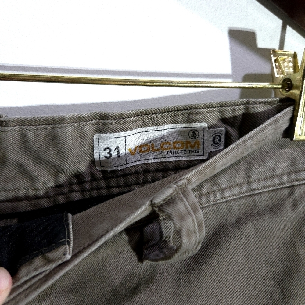 Volcom | Men's Dark Tan Pants - Picture 7 of 10